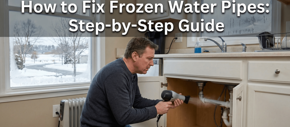 How to Fix Frozen Water Pipes A Practical Step by Step Guide